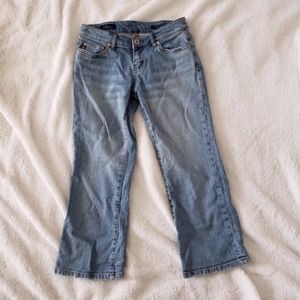 D'nim Light Wash Capri Shorts Jeans size 3